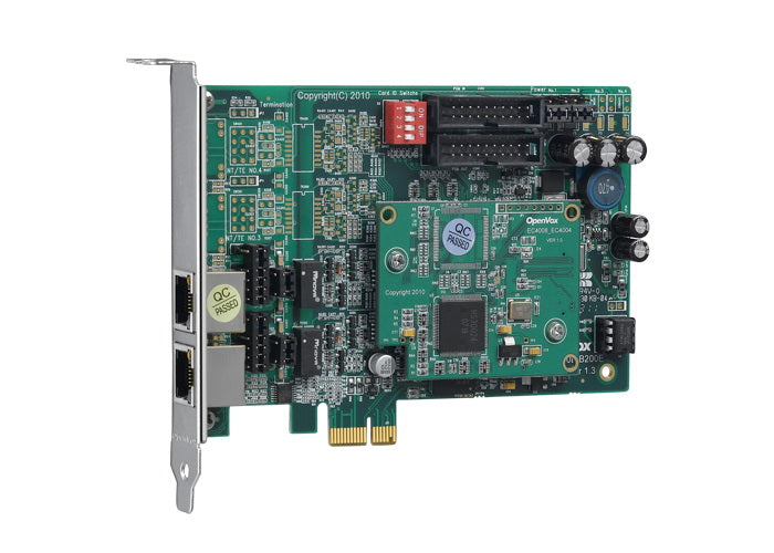 OpenVox BE200E 2 Port ISDN BRI PCI-E Card w EC4004 module