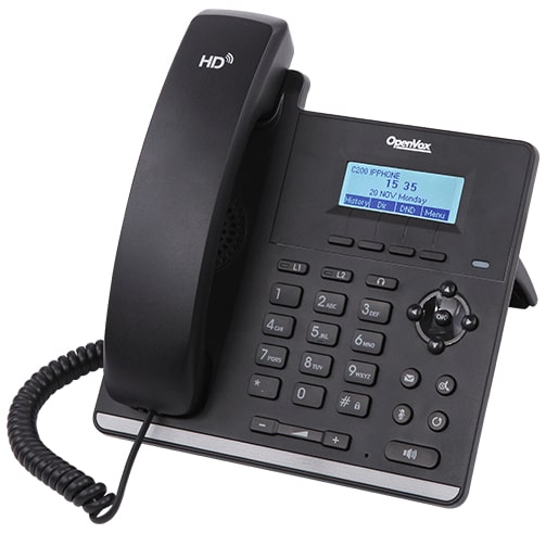 Openvox C200 2 Line Entry Level Phone 10/100 PoE Ready