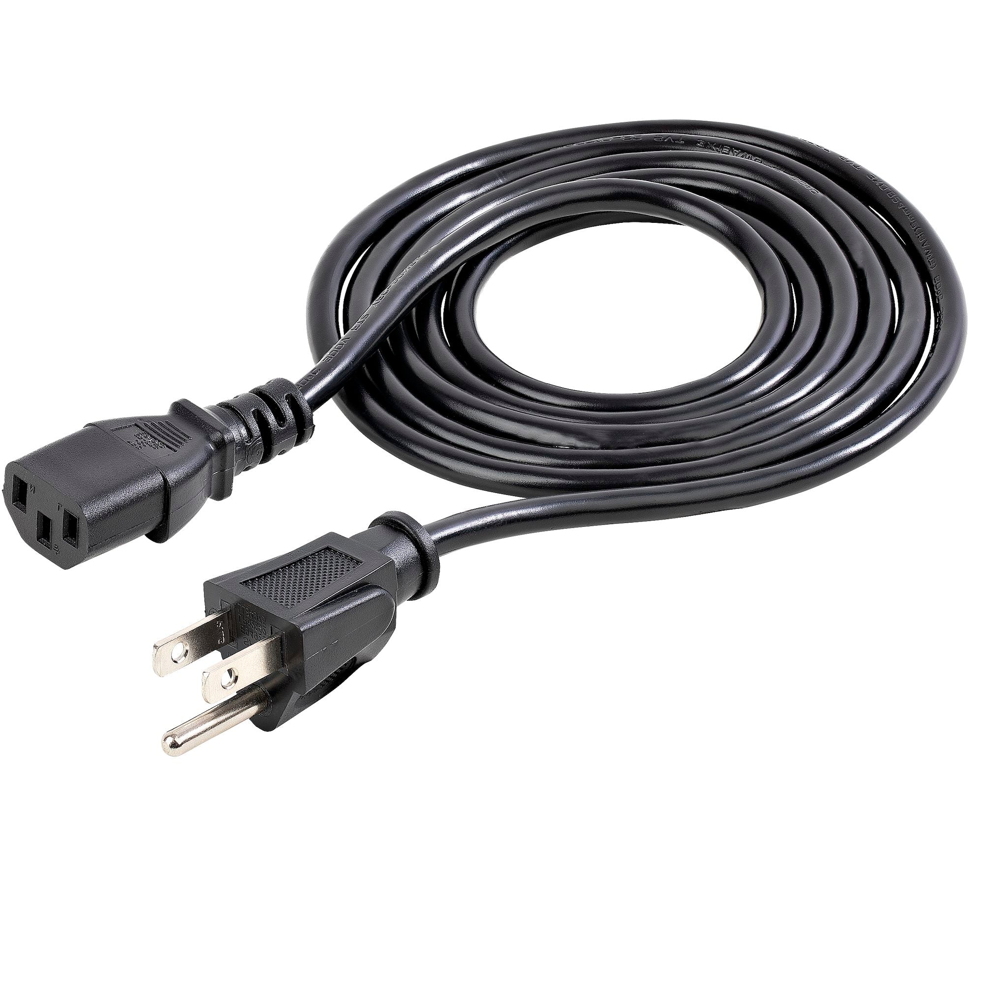 Startech PXT10110PK 6 ft Standard Computer Power Cord - NEMA5-15P to C13 - 10 Pack