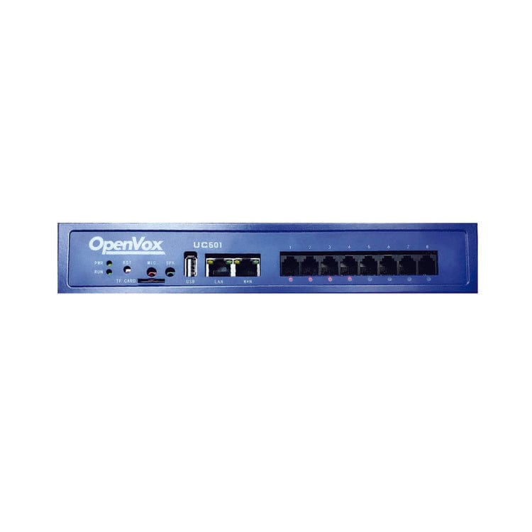 UC501-04 FreePBX Mini UC  IP PBX 300 Users 60 Calls 0 FXS 4 FXO