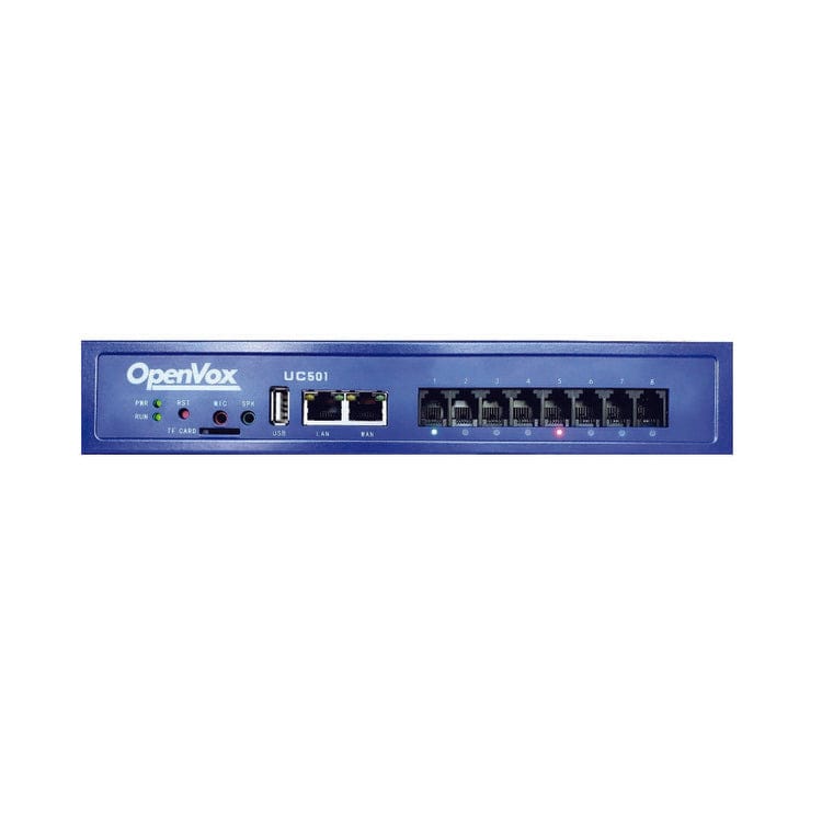 UC501-11 FreePBX Mini UC  IP PBX 300 Users 60 Calls 1 FXS 1 FXO