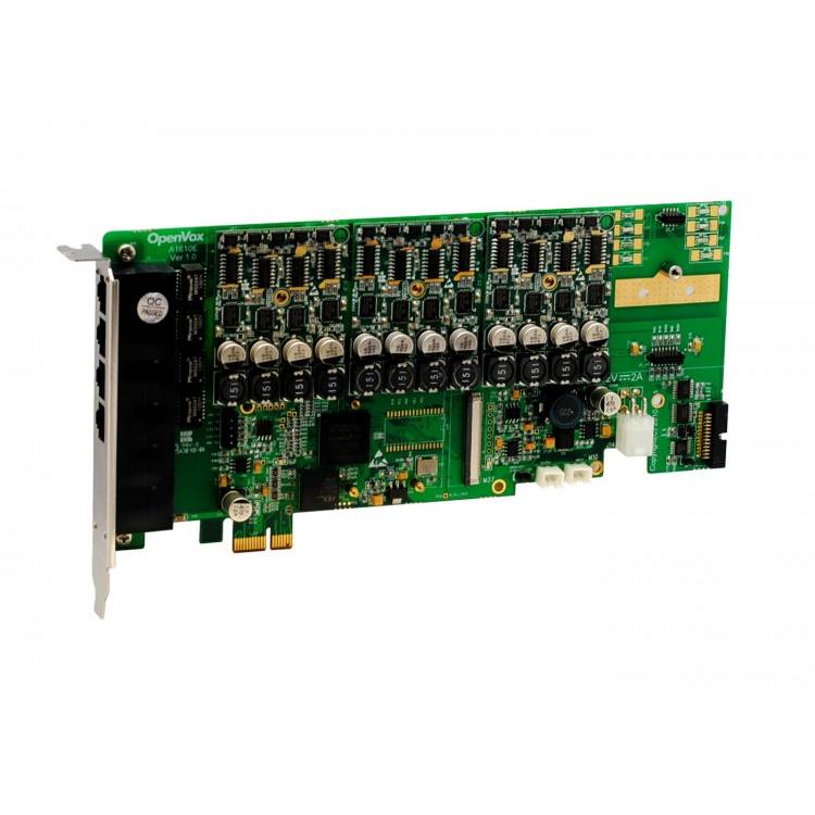 OpenVox A1610E30 16 Port Analog PCI-E Card 3 FXS400 0 FXO400