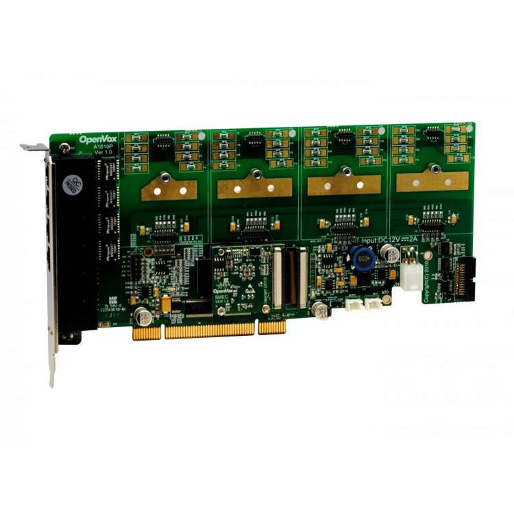 OpenVox AE1610P 16 Ports PCI Series Cards with Echo Cancellatation