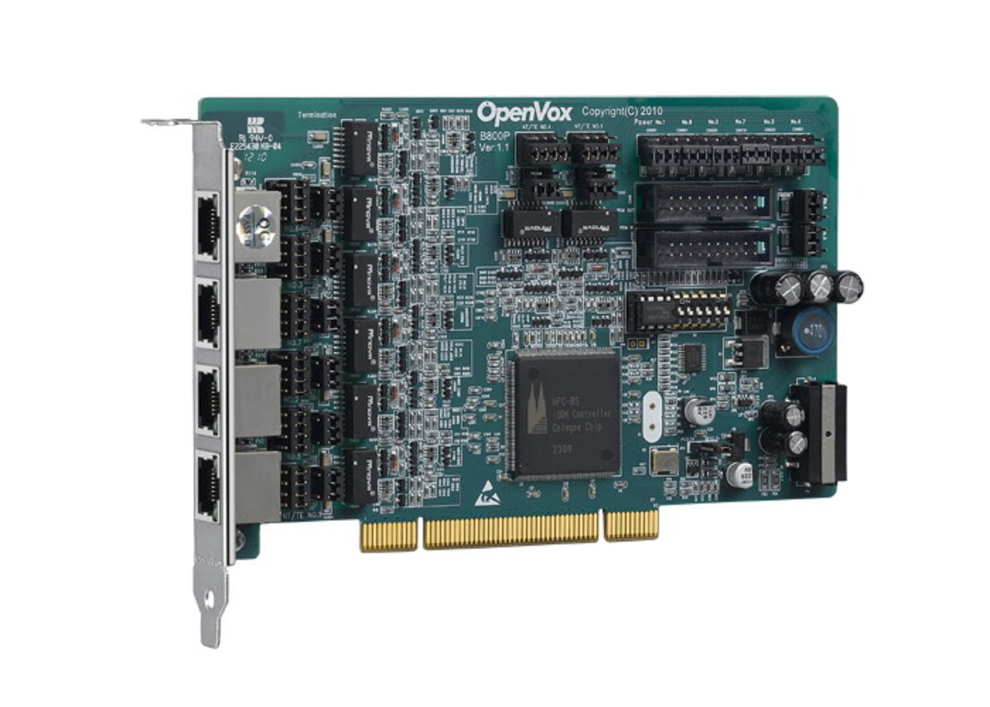 OpenVox B800P 8 Port ISDN BRI Card