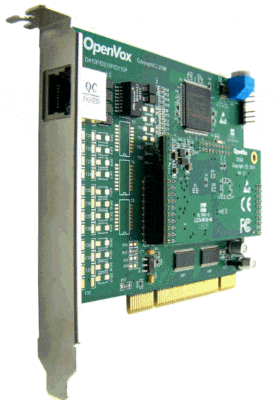 Single Span T1 E1 J1 PCI Full Height Card with Echo Cancellation