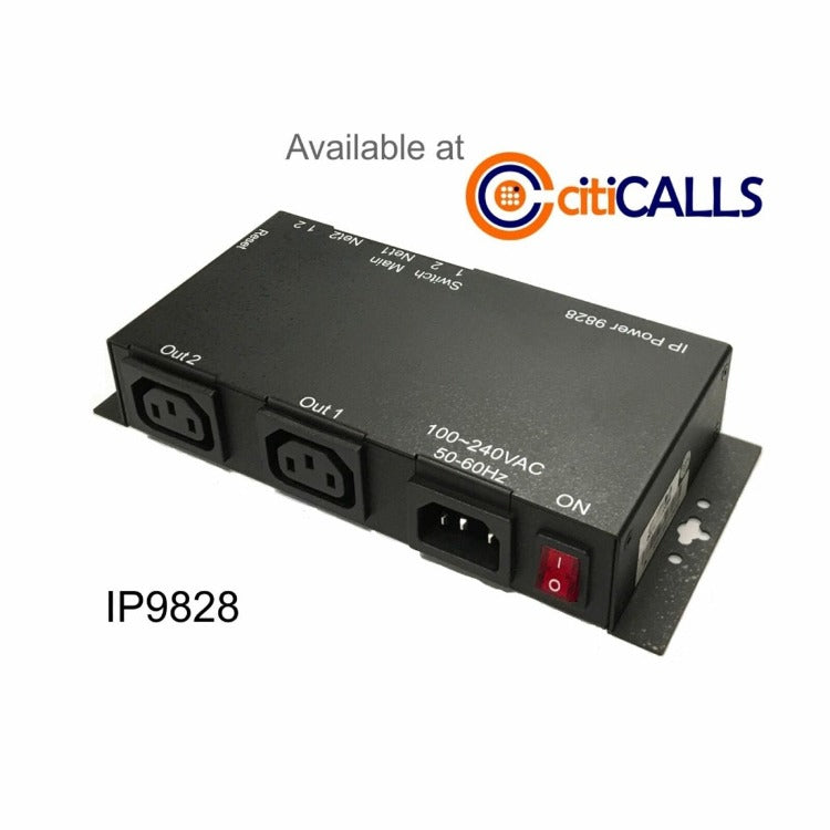 Aviosys IP9828 2 Port Web Power Distribution Controller Switch Unit PDU w Auto-Ping