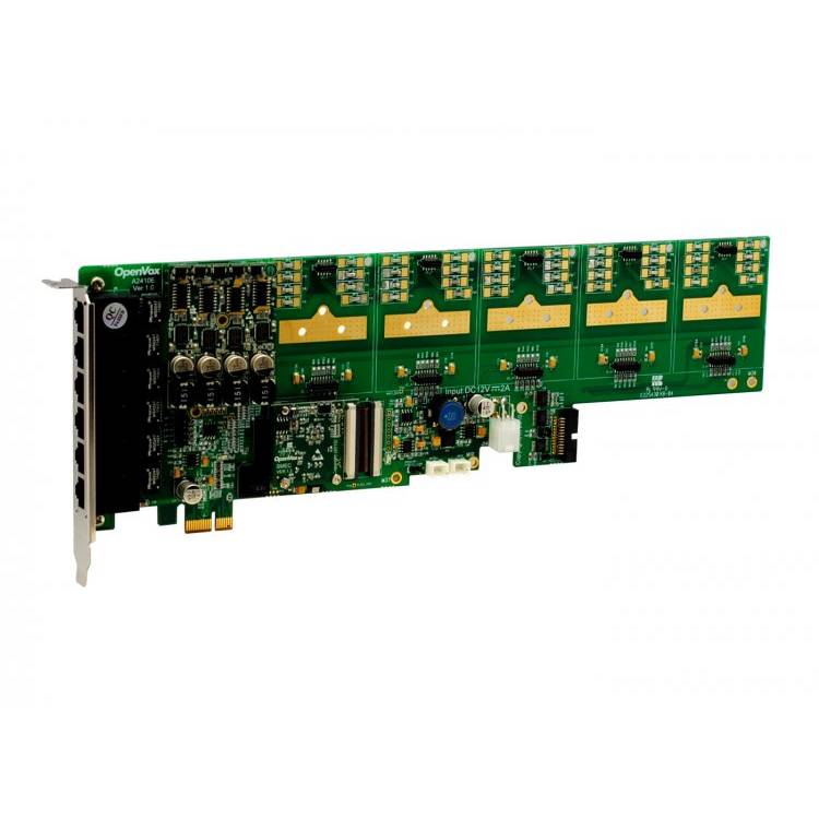 OpenVox AE2410E 24 Ports PCI-E Series Cards with Echo Cancellation