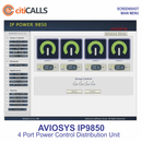 Aviosys IP9850 4 Port Web Power Distribution Controller Switch Unit PDU w Auto-Ping