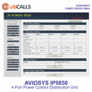 Aviosys IP9850 4 Port Web Power Distribution Controller Switch Unit PDU w Auto-Ping