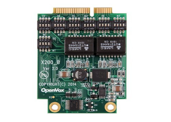 Bri/o Module Openvox B200M 2 Ports BRI Module for X204 – OpenVoxusa