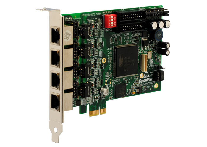 OpenVox B400E 4 Port ISDN BRI PCI-E card