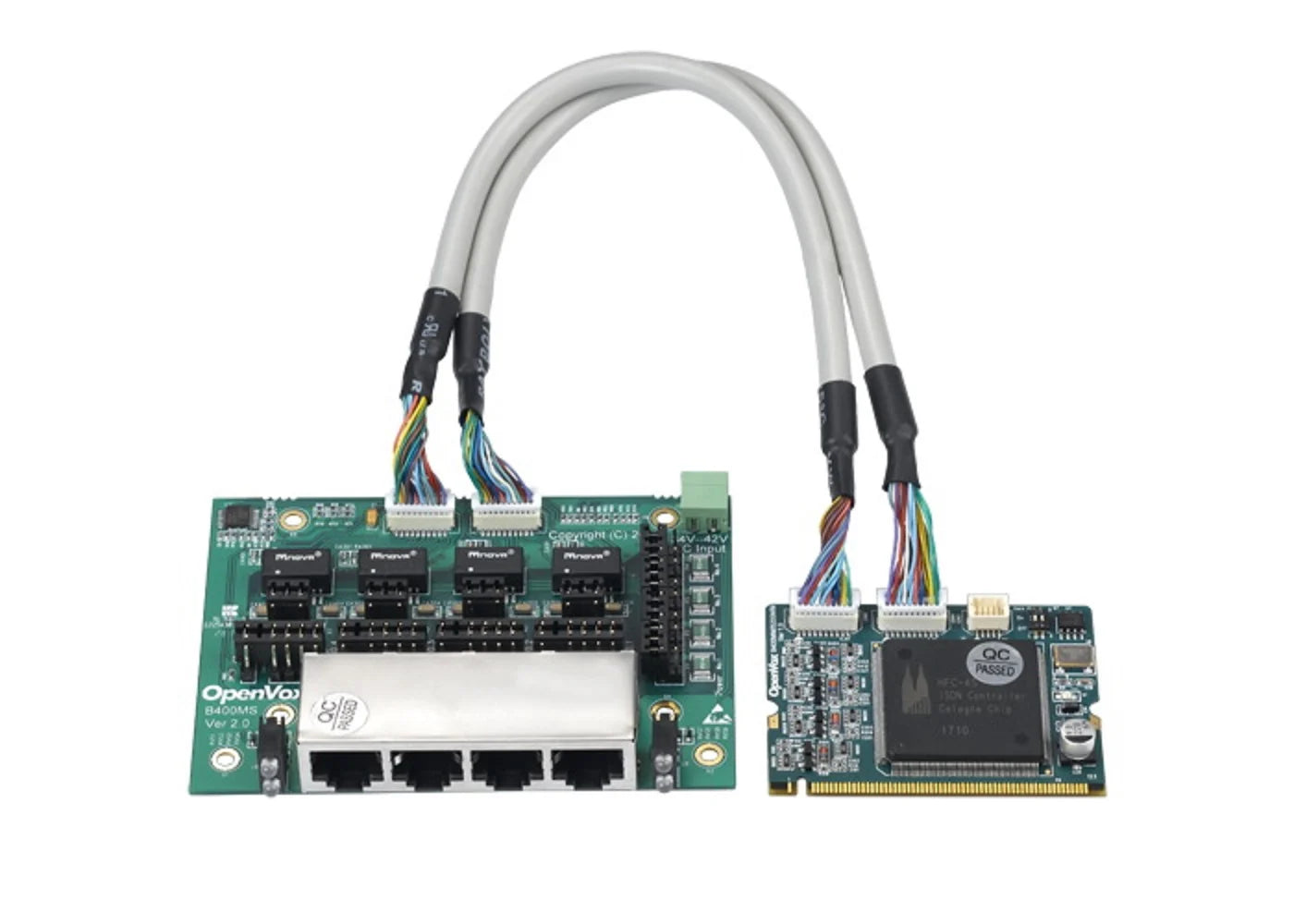 Isdn Card Rack OpenVox B400M 4 Port ISDN BRI Mini-PCI Card - Available – OpenVoxusa