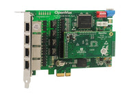 OpenVox DE410E 4 Port T1/E1/J1 PRI PCI-E card + EC100-128 module