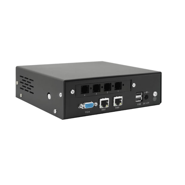 OpenVox MC100-A04EG2 MiniUCS 2Core Atom 2GB 16GB Asterisk VoIP PBX 0 FXS 4 FXO