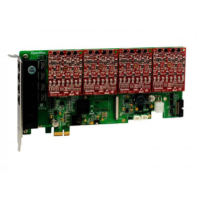 OpenVox A1610E04 16 Port Analog PCI-E Card 0 FXS400  4 FXO400