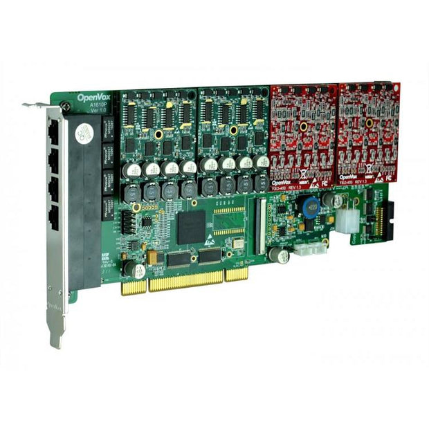 OpenVox A1610P22 16 Port Analog PCI Card 2 FXS400 2 FXO400