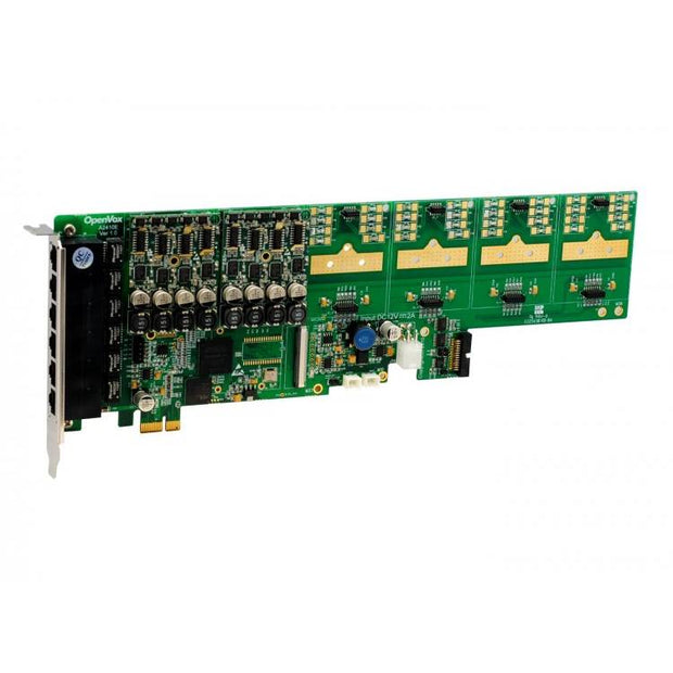 OpenVox A2410E20 24 Port Analog PCI-E Card 2 FXS400 0 FXO400
