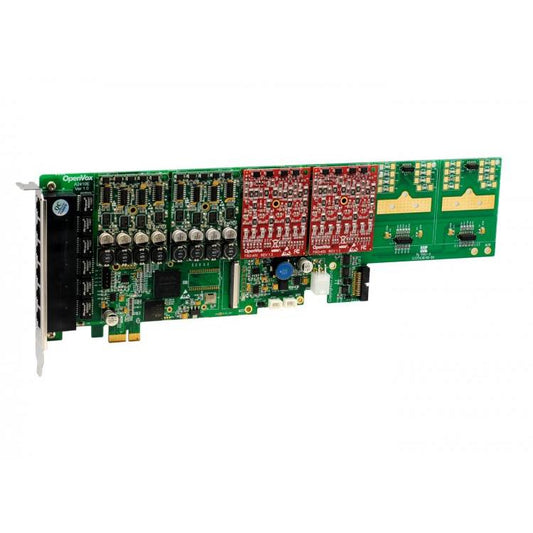 OpenVox A2410E22 24 Port Analog PCI-E Card 2 FXS400 2 FXO400