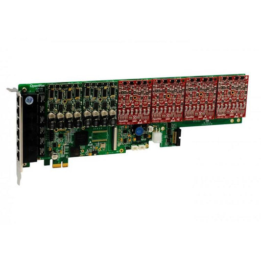 OpenVox A2410E24 24 Port Analog PCI-E Card 2 FXS400 4 FXO400