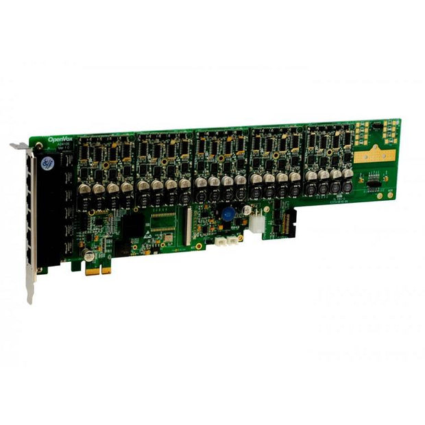OpenVox A2410E50 24 Port Analog PCI-E Card 5 FXS400 0 FXO400