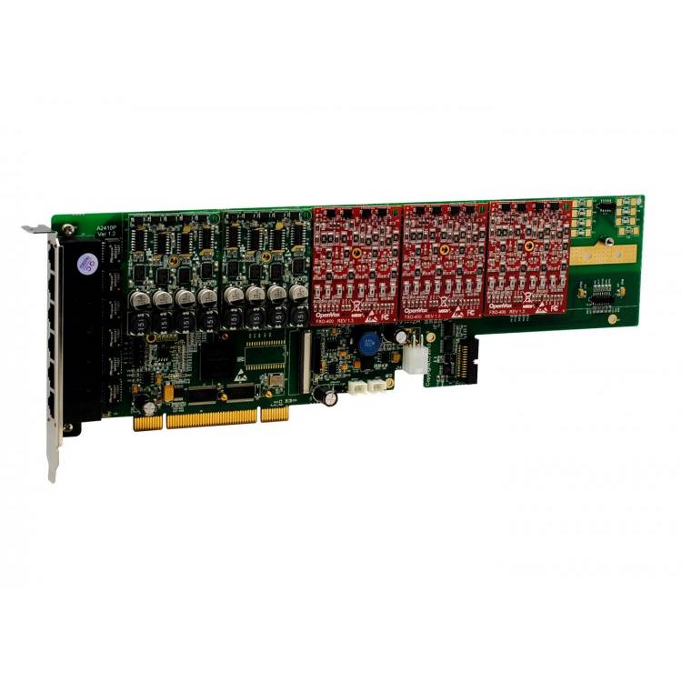 OpenVox A2410P23 24 Port Analog PCI Card 2 FXS400 3 FXO400