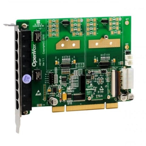 OpenVox A810P 8 Port Analog PCI card base board