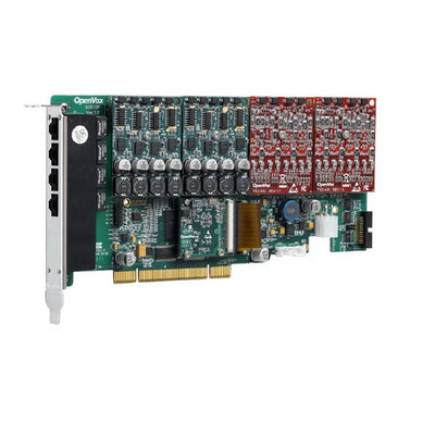 OpenVox AE1610P22 16 Port Analog PCI Card 2 FXS400 2 FXO400 w EC2032