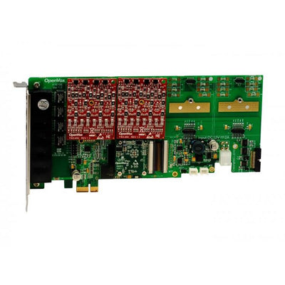 OpenVox AE1610E02 16 Port Analog PCI-E Card 0 FXS400  2 FXO400  w EC2032