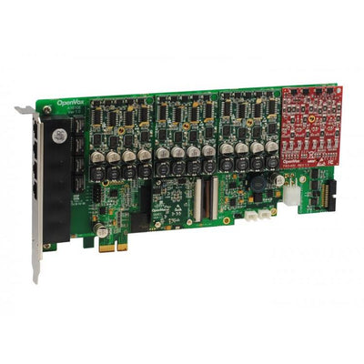 OpenVox AE1610E31 16 Port Analog PCI-E Card 3 FXS400  1 FXO400  w EC2032