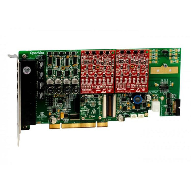 OpenVox AE1610P12 16 Port Analog PCI Card 1 FXS400 2 FXO400 w EC2032
