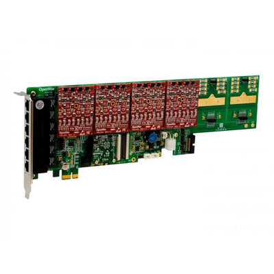 OpenVox AE2410E04 24 Port Analog PCI-E Card 0 FXS400 4 FXO400 w EC2032