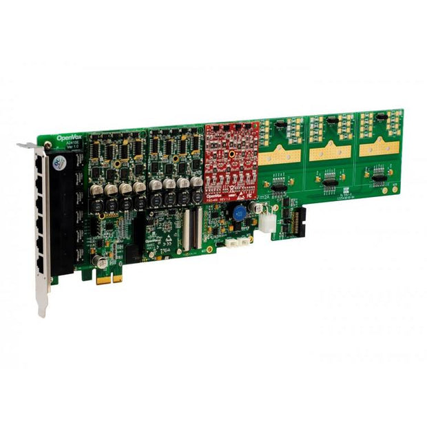 OpenVox AE2410E21 24 Port Analog PCI-E Card 2 FXS400 1 FXO400 w EC2032
