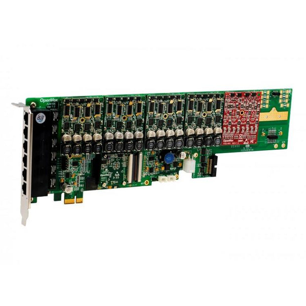 OpenVox AE2410E41 24 Port Analog PCI-E Card 4 FXS400 1 FXO400 w EC2032