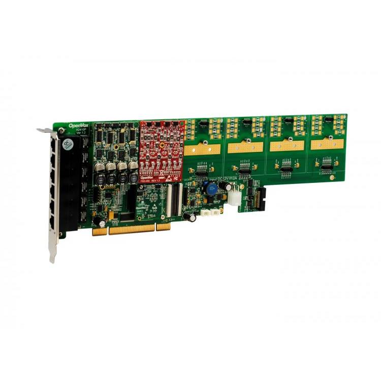 OpenVox AE2410P11 24 Port Analog PCI Card 1 FXS400 1 FXO400 w EC2032