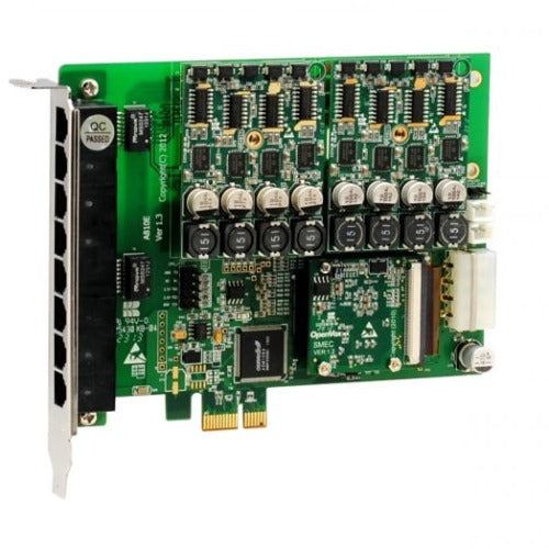 OpenVox AE810E20 8 Port Analog PCI-E card base board 2 FXS400 0 FXO400 w EC2032
