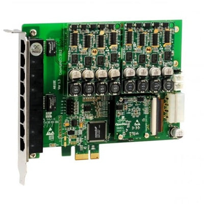 OpenVox AE810EF20 8 Port Analog PCI-E card 2 FXS400 0 FXO400 w Failover & EC2032