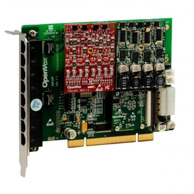 OpenVox AE810P11 8 Port Analog PCI card base board 1 FXS400 1 FXO400 w EC2032