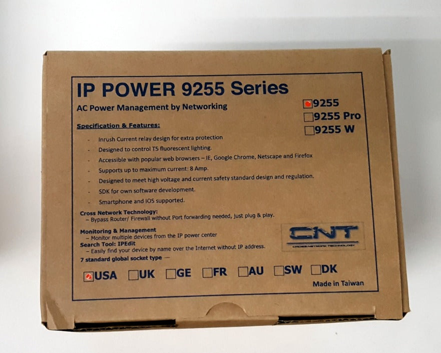 Aviosys IP9255 Web Power Switch Controller Remote Reboot Ping