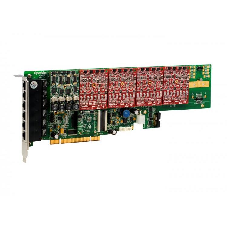 OpenVox AE2410P 24 Ports PCI Series Cards with Echo Cancellation